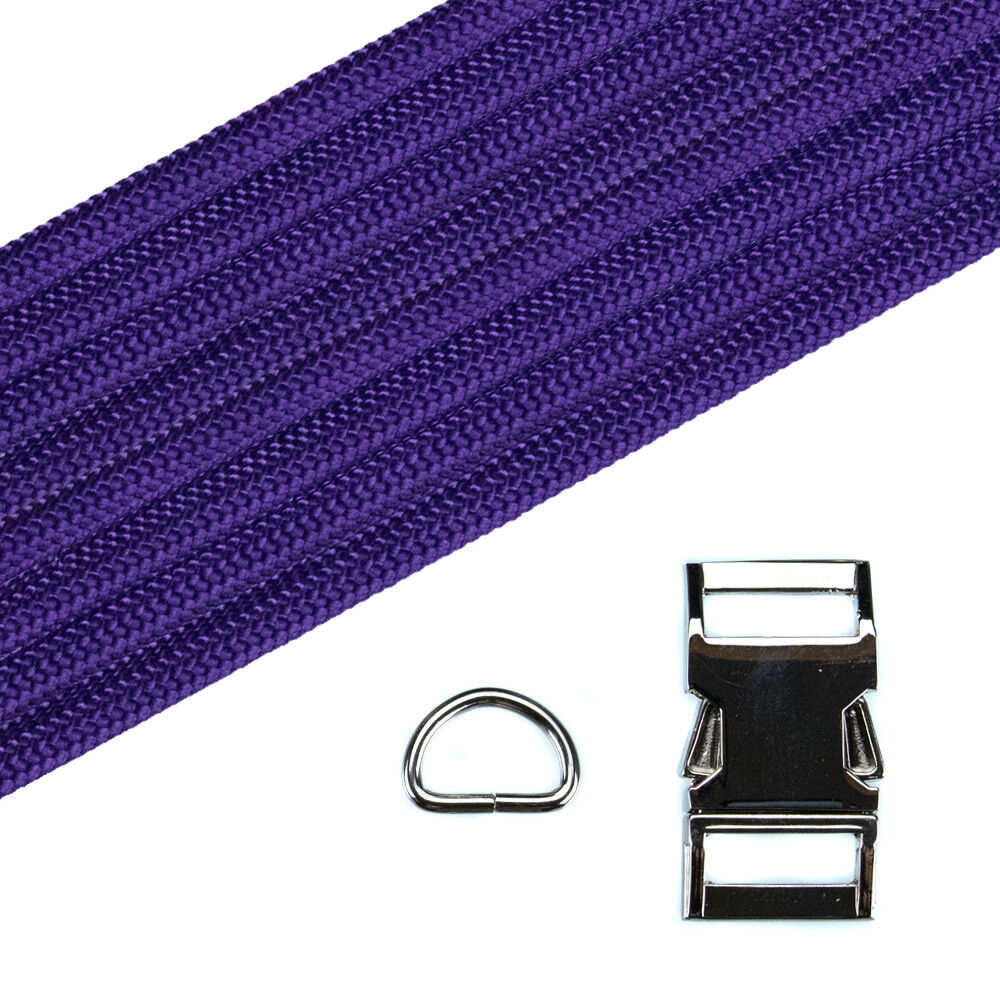 Dog Collar DIY Kit - 550 Parachute Rope Dog Collar - Multiple Colors Available