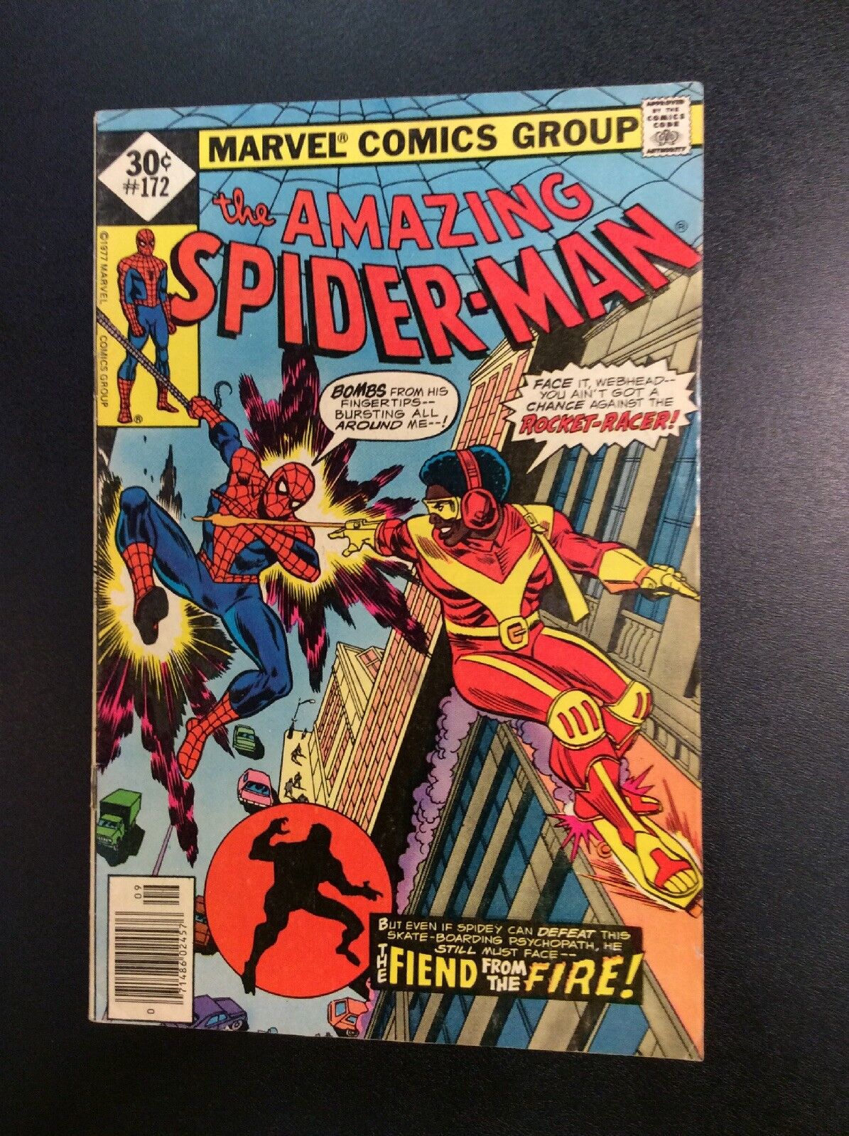 Amazing Spider-Man #172 Bronze Age Marvel Comic Book Wein Andru ROCKET RACER \'77