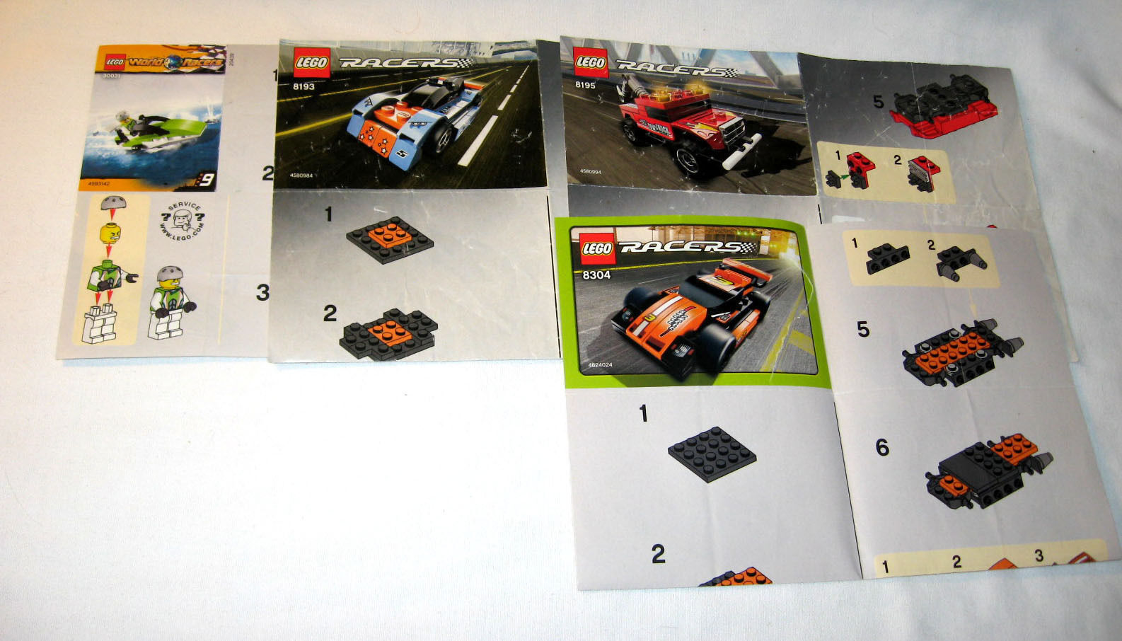 LEGO Instruction Booklets - CHOICE   City, Technic, Racers, Ninjago etc Manuals