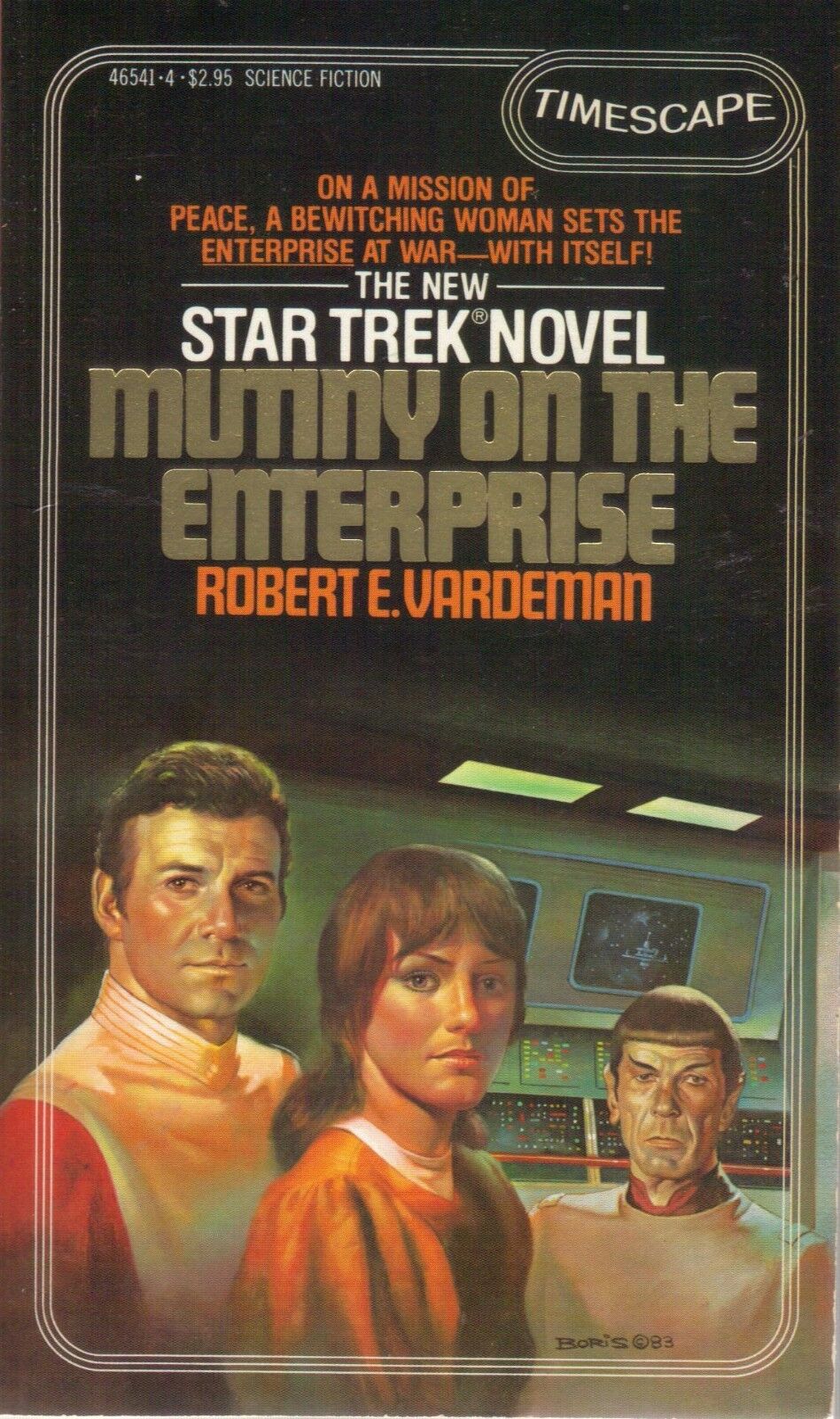 STAR TREK No.12  Mutiny on the Enterprise by R Vardeman 1983 TIMESCAPE paperback