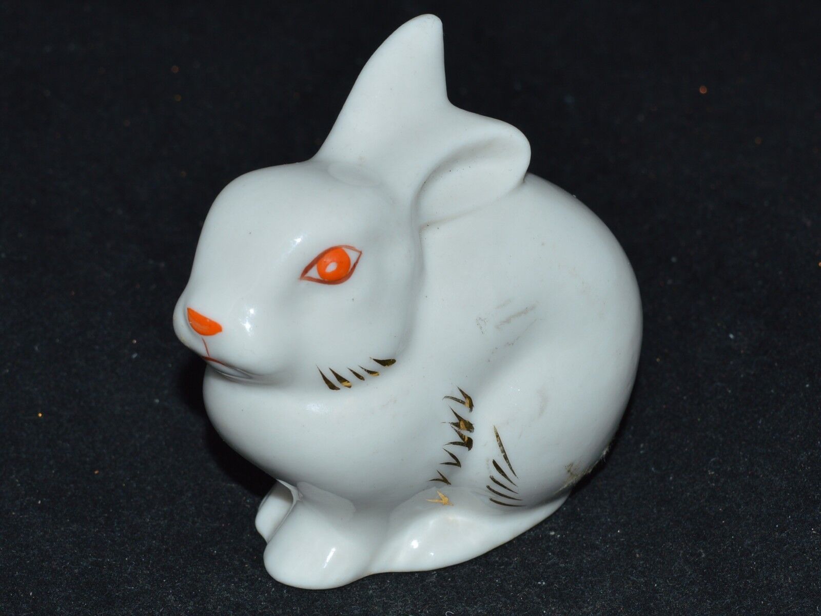 1970s Vintage Russian Soviet Porcelain Figurine Hare Rabbit Bunny FIGURINE old