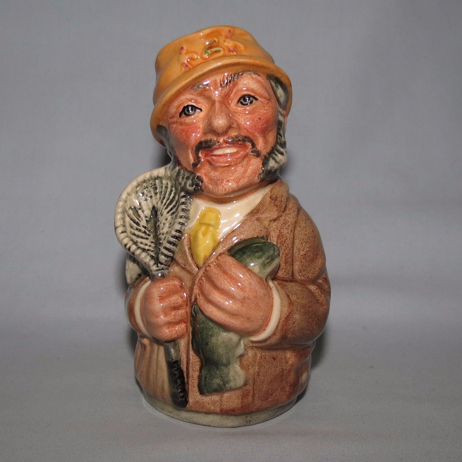 Royal Doulton Doultonville toby jug FRED FLY the FISHERMAN D6742