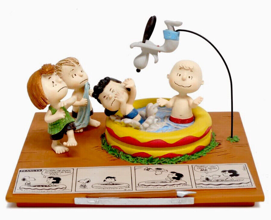 2018 Peanuts HE\'S YOUR DOG CHARLIE BROWN Limited Edition Figurine By Hallmark