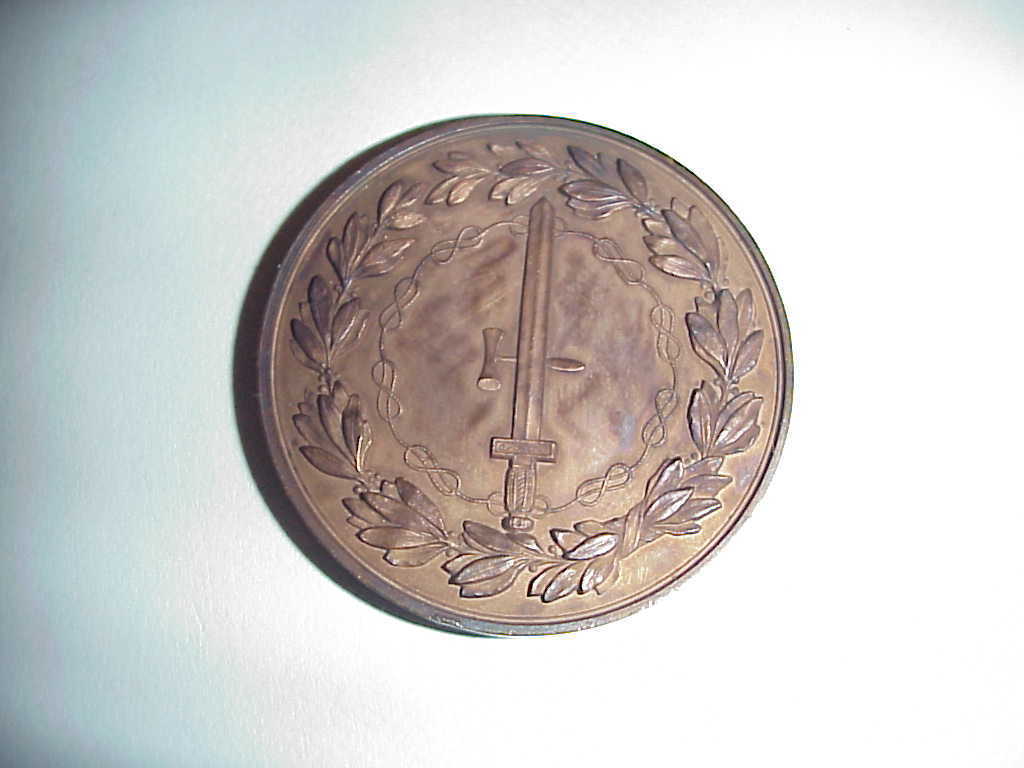 RARE 1828 HEINRICH WILHELM von ZESCHAU - German Masonic Medal 
