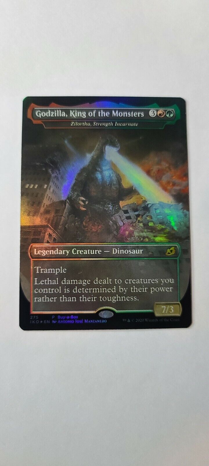 godzilla King of the Monsters FOIL x1 - MTG ENGLISH Rare - Check My Store