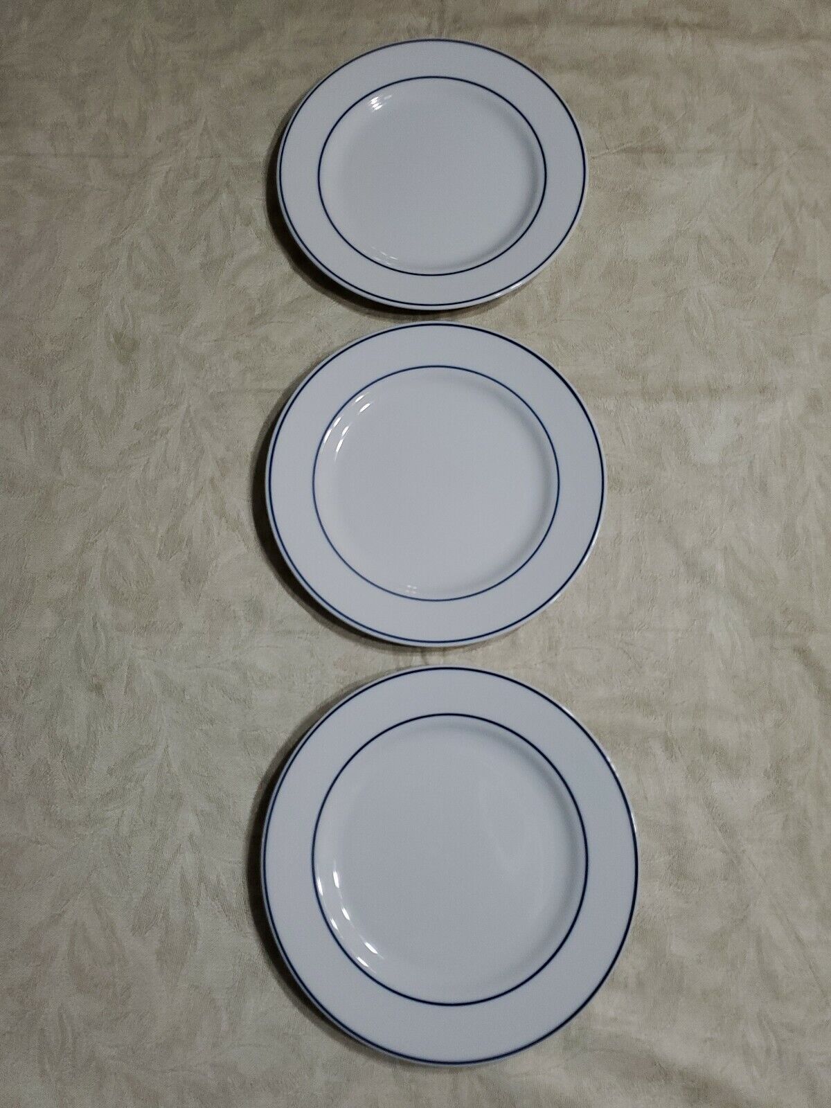 3 x American Airlines Wessco 73-PL-068 Salad Plates GUC 8 1/4\