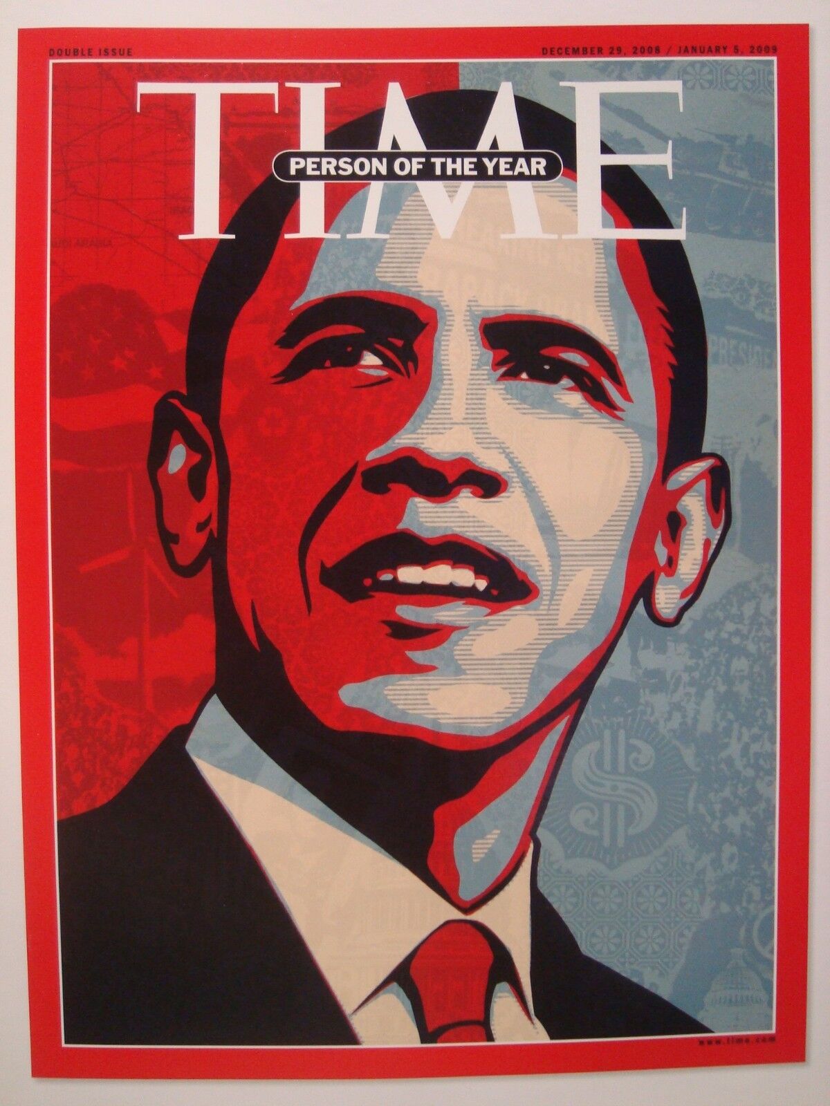BARACK OBAMA PERSON OF THE YEAR TIME MAGAZINE COVER PAGE PHOTO FROM TIME BOOK