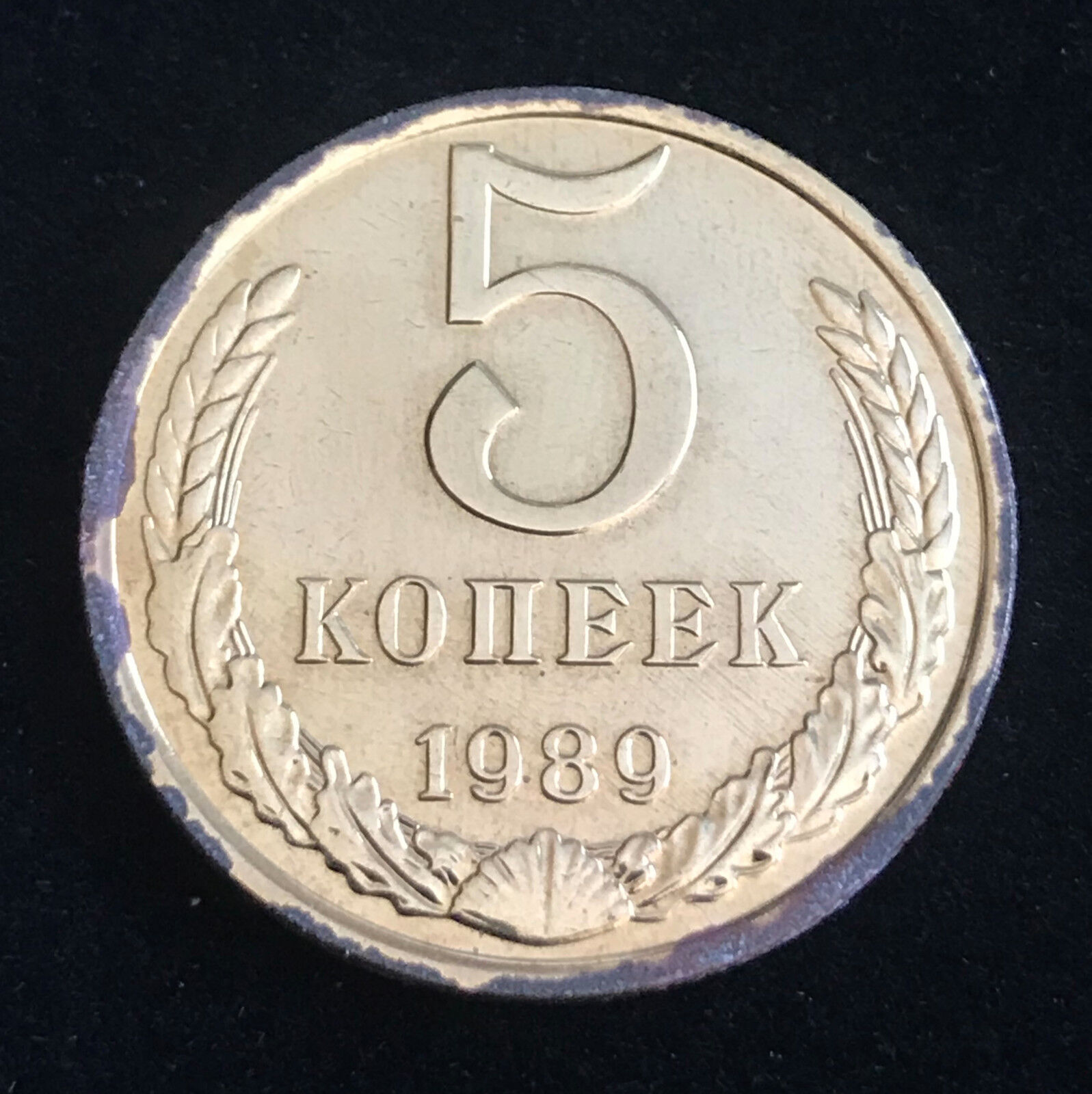 World Coins - Soviet Union 5 Kopecks 1989 Coin Y# 129a