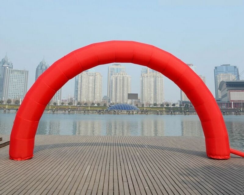 Discount 26ft*13ft D=8M/26ft inflatable Red arch Advertising