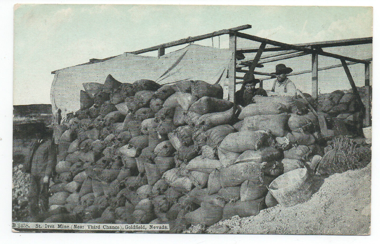 1910 Postcard of the St Ives Mine at Goldfield Nevada