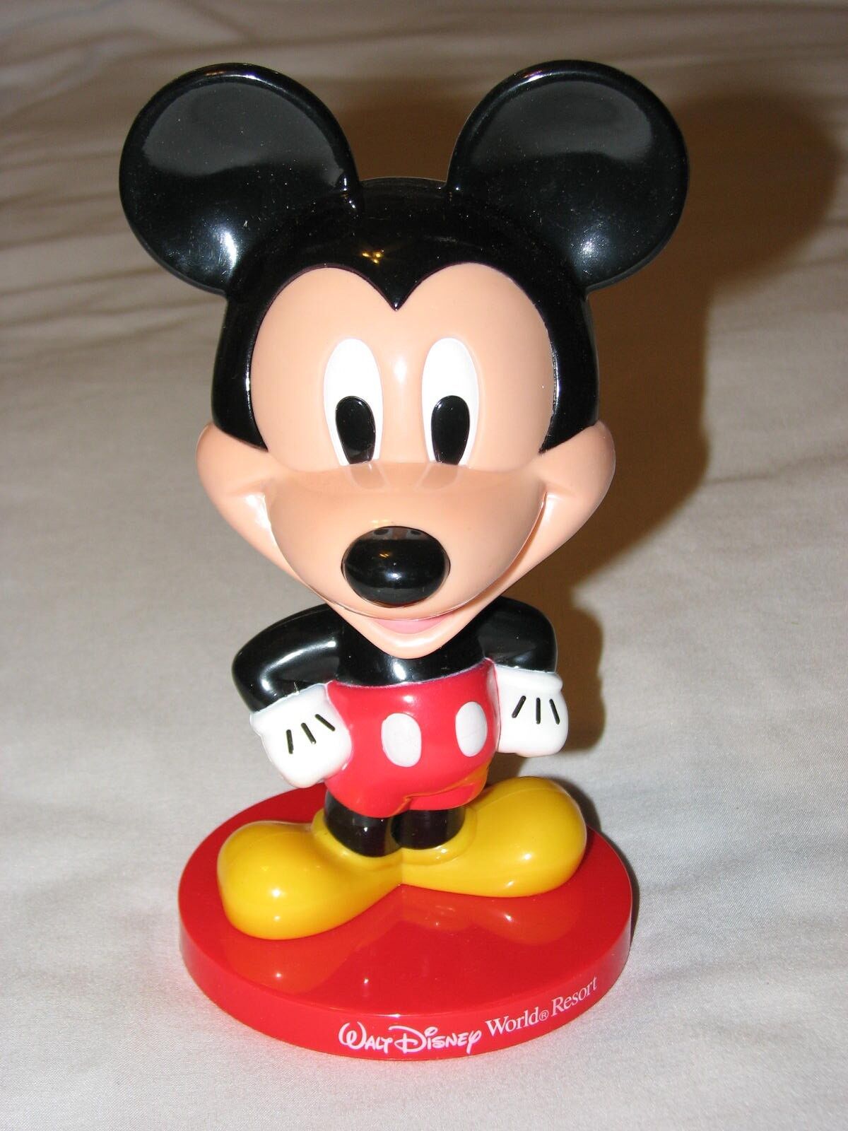 Bobblehead Mickey Mouse Walt Disney World resort Kellogg\'s plastic large 8.5\