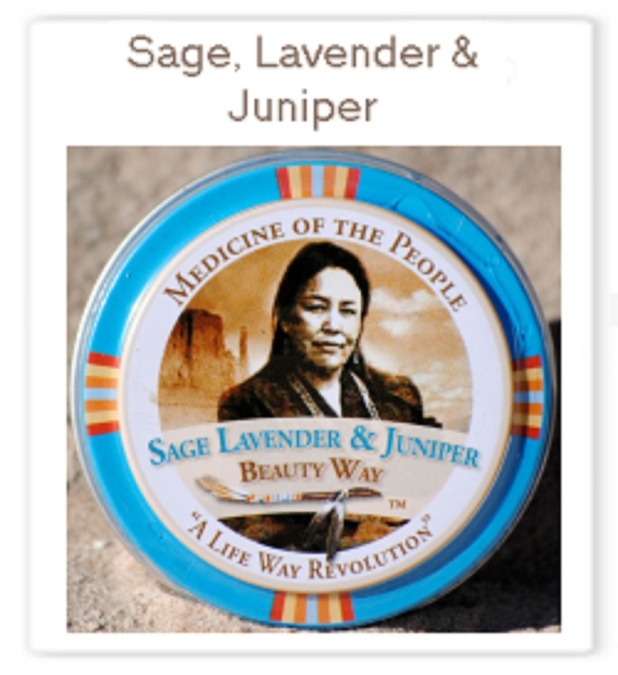 Navajo Medicine Of The People Sage-Lavender & Juniper Calming Lavender - 0.75oz