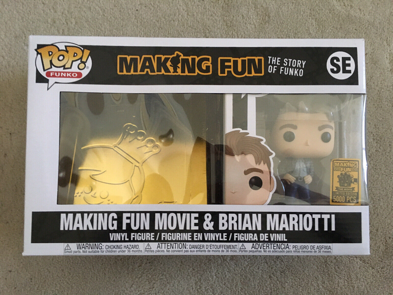 Funko Pop LIMITED EDITION Brian Marrioti And Making Fun Movie 5k *IN HAND*