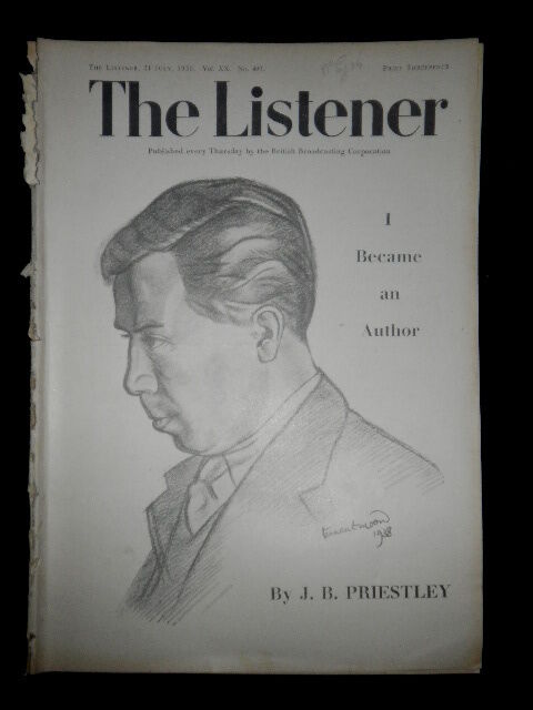 Vintage BBC Pre War Magazine \'The Listener\' 21st July 1938 Sokols, German Farms