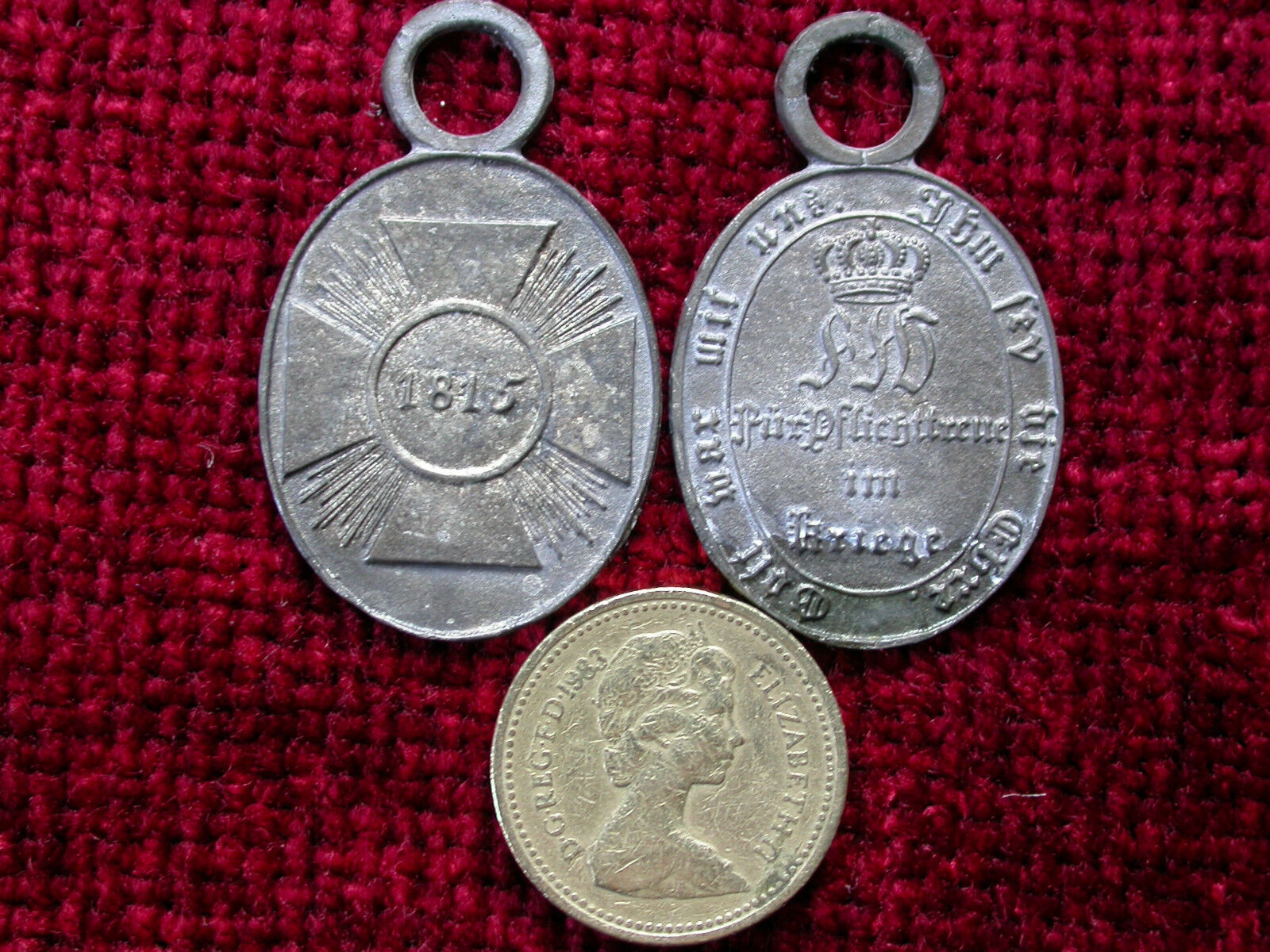 Replica Copy  PRUSSIAN Campaign Waterloo Medal
