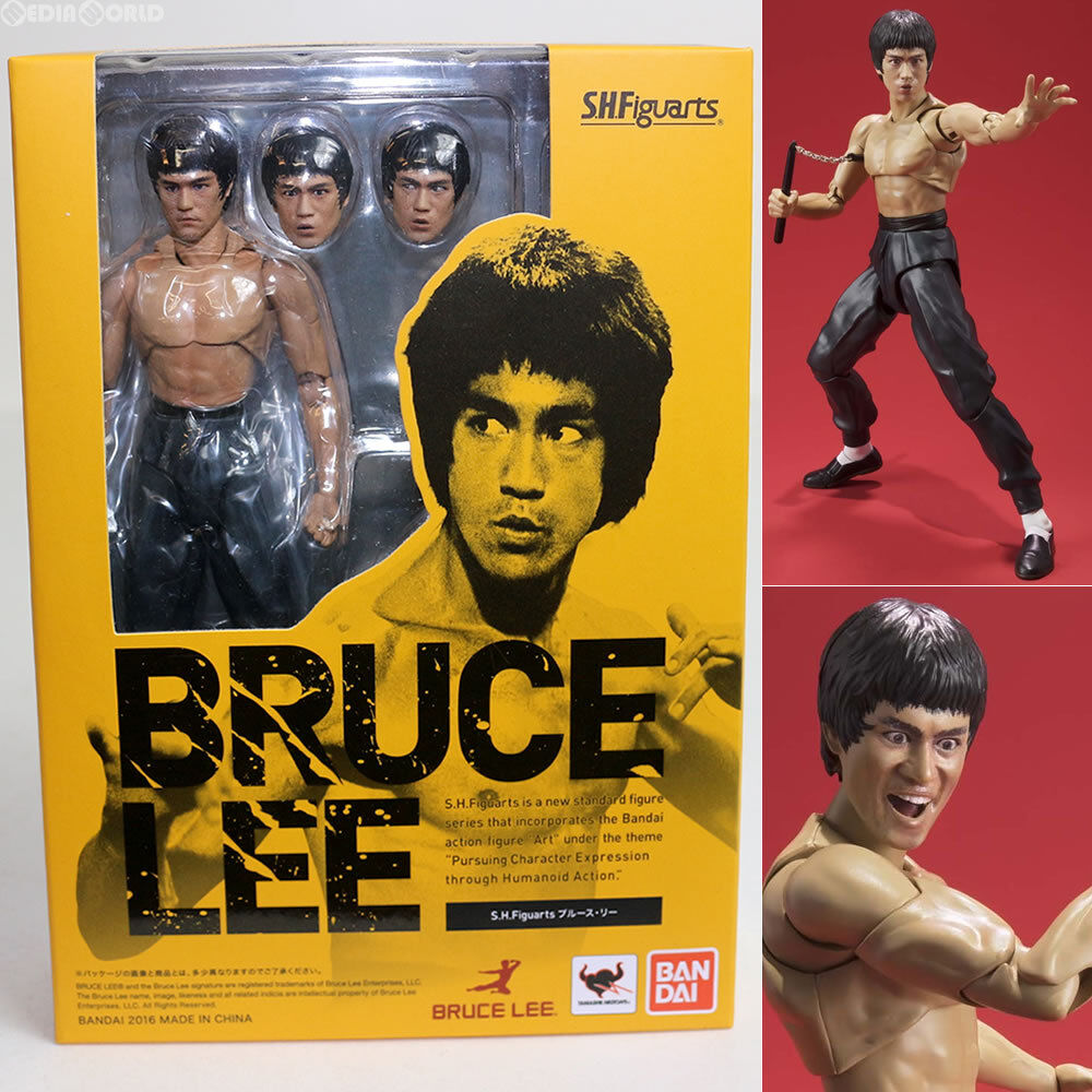 [USED] S.H.Figuarts Bruce Lee Figure BAMDAI Japan F/S
