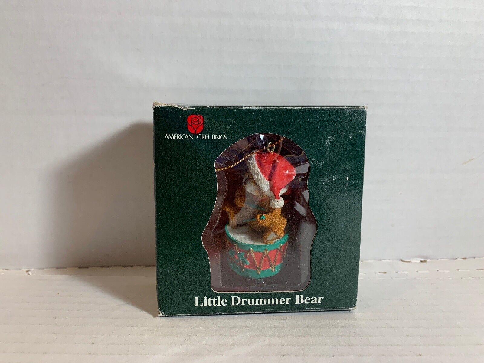 American Greetings Little Drummer Bear Christmas Holiday Ornament 