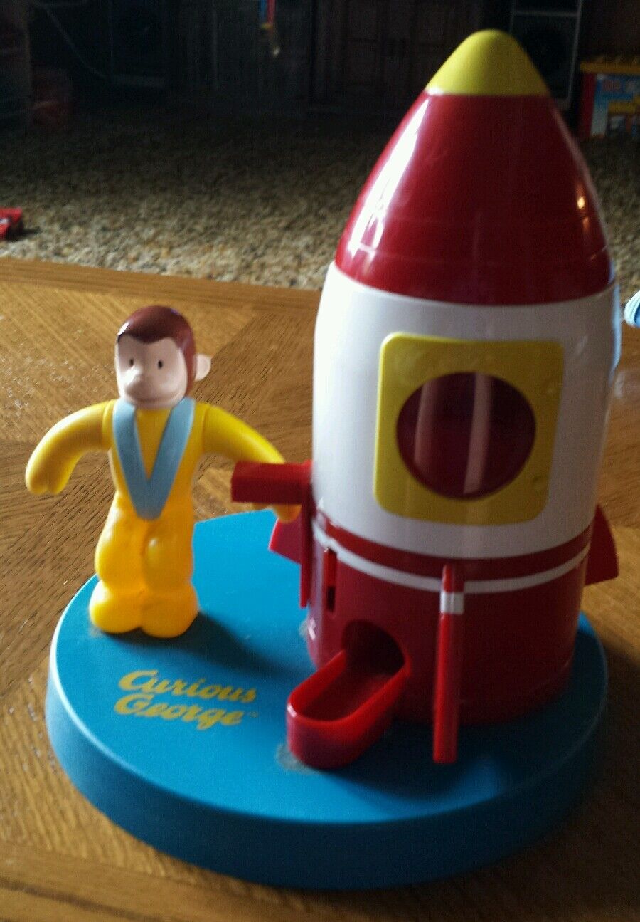 Curious George Candy and Gumball Dispenser- Rocket