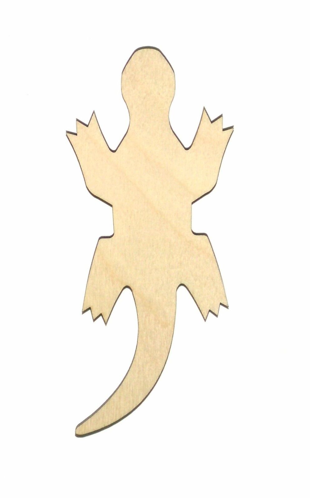Southwest Lizard Unfinished Wood Shape Cut Out SWL254 Crafts Lindahl Woodcrafts