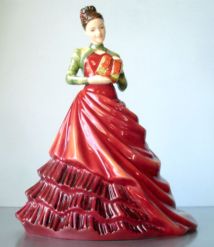 Royal Doulton Christmas Gift Pretty Ladies 2012 Signed Michael Doulton 5547 New