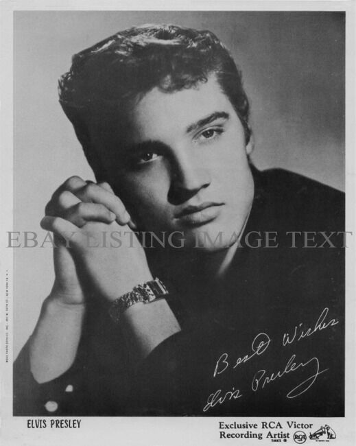 ELVIS PRESLEY SIGNED AUTOGRAPHED 8x10 RP PROMO PHOTO CLASSIC ROCK N ROLL