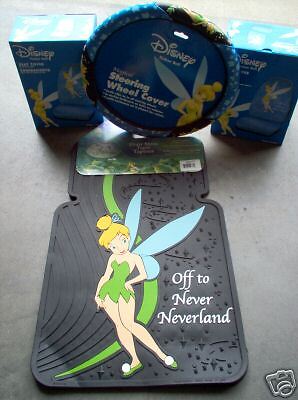 Tinker Bell Neverland Auto Floor mats Seatcovers Disney