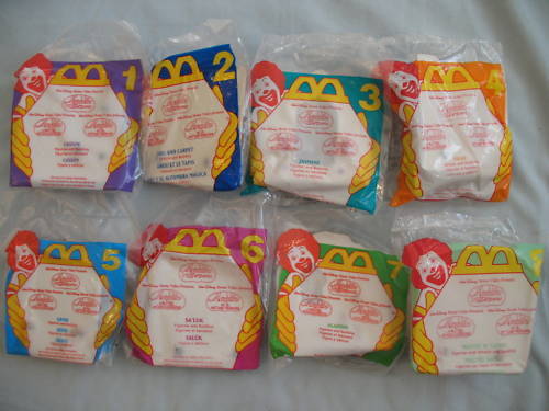1996 McDonalds - Aladdin and the King of Thieves set of 8+U3 *MIP*