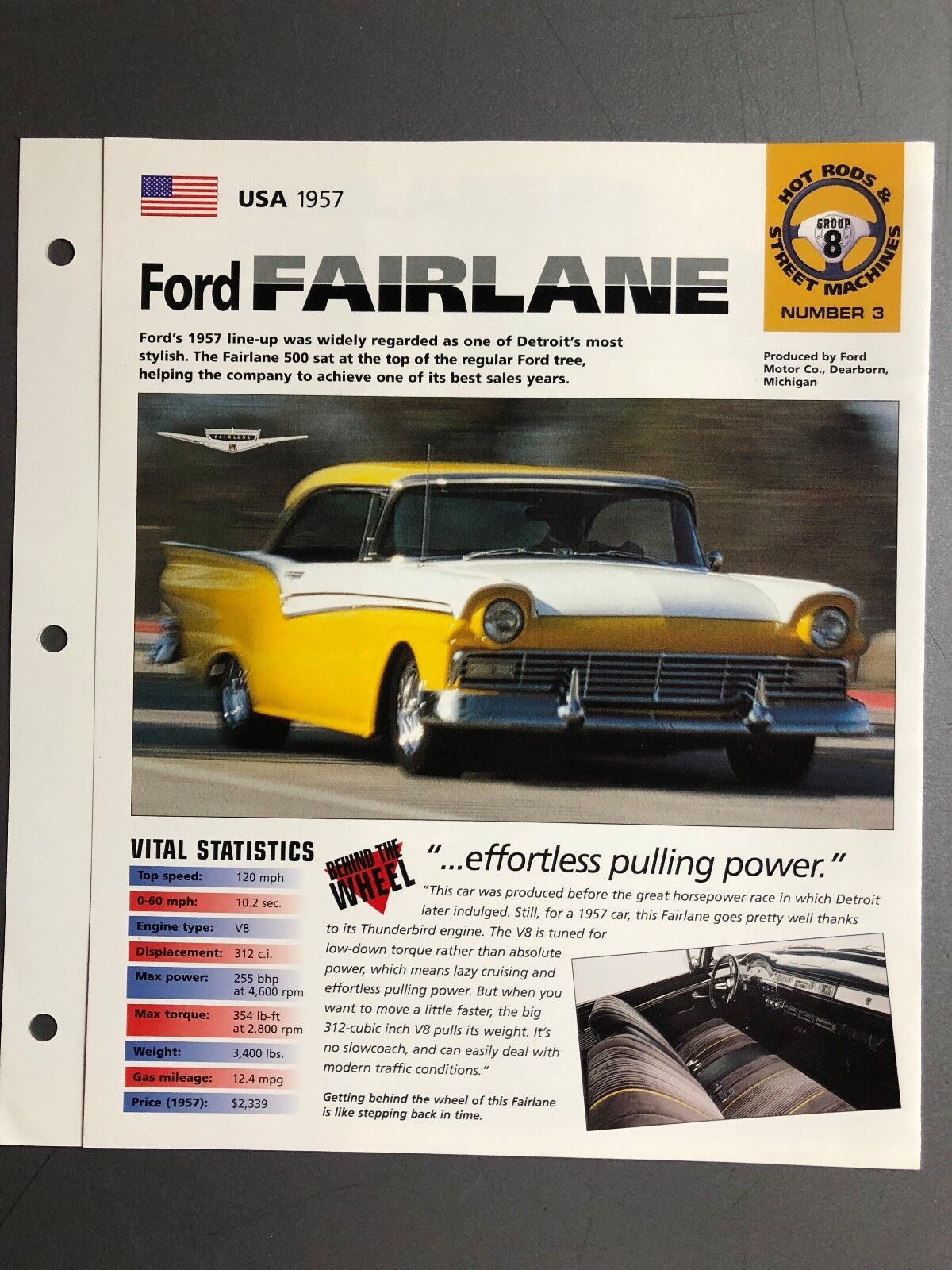 1957 Ford Fairlane 500 IMP \