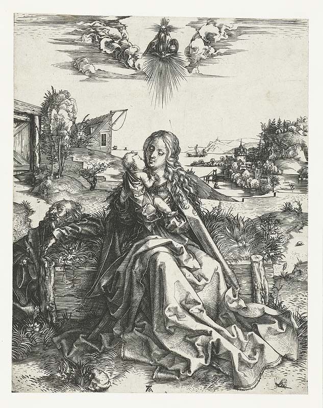 The Virgin with the Dragonfly by Albrecht Durer Giclee Canvas Print