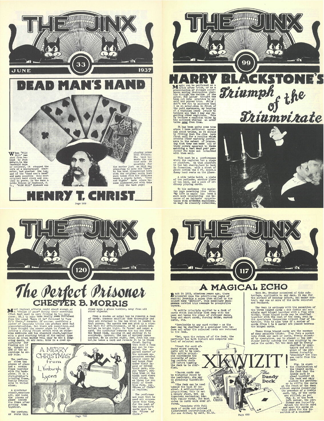 160 RARE ISSUES Of THE JINX - ANNEMANN (1934-1941) MAGIC, CONJURING ON DVD