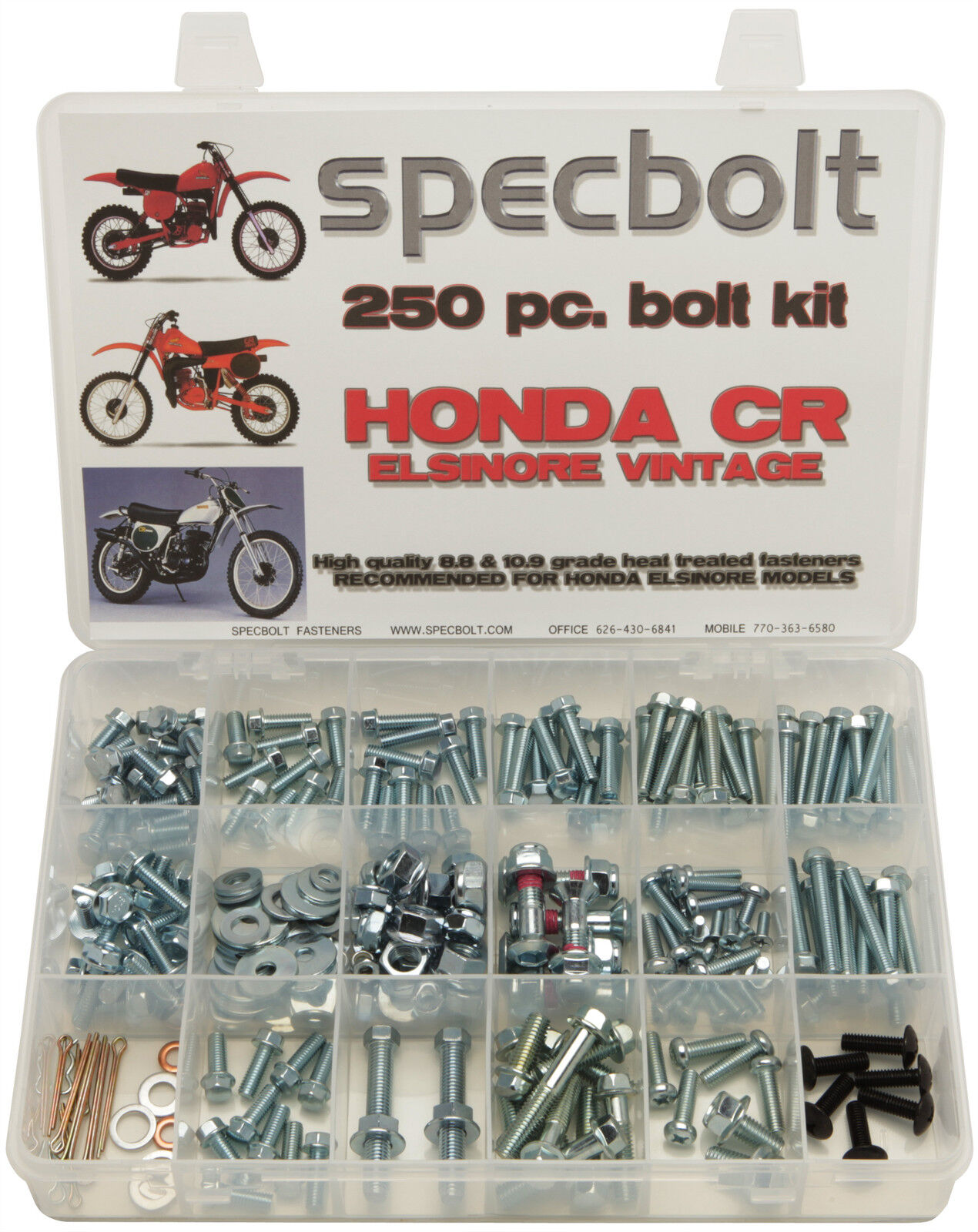 250pc Honda Elsinore Bolt Kit CR 125 250 MR MT Vintage CR125 CR250 MANT RESTORE