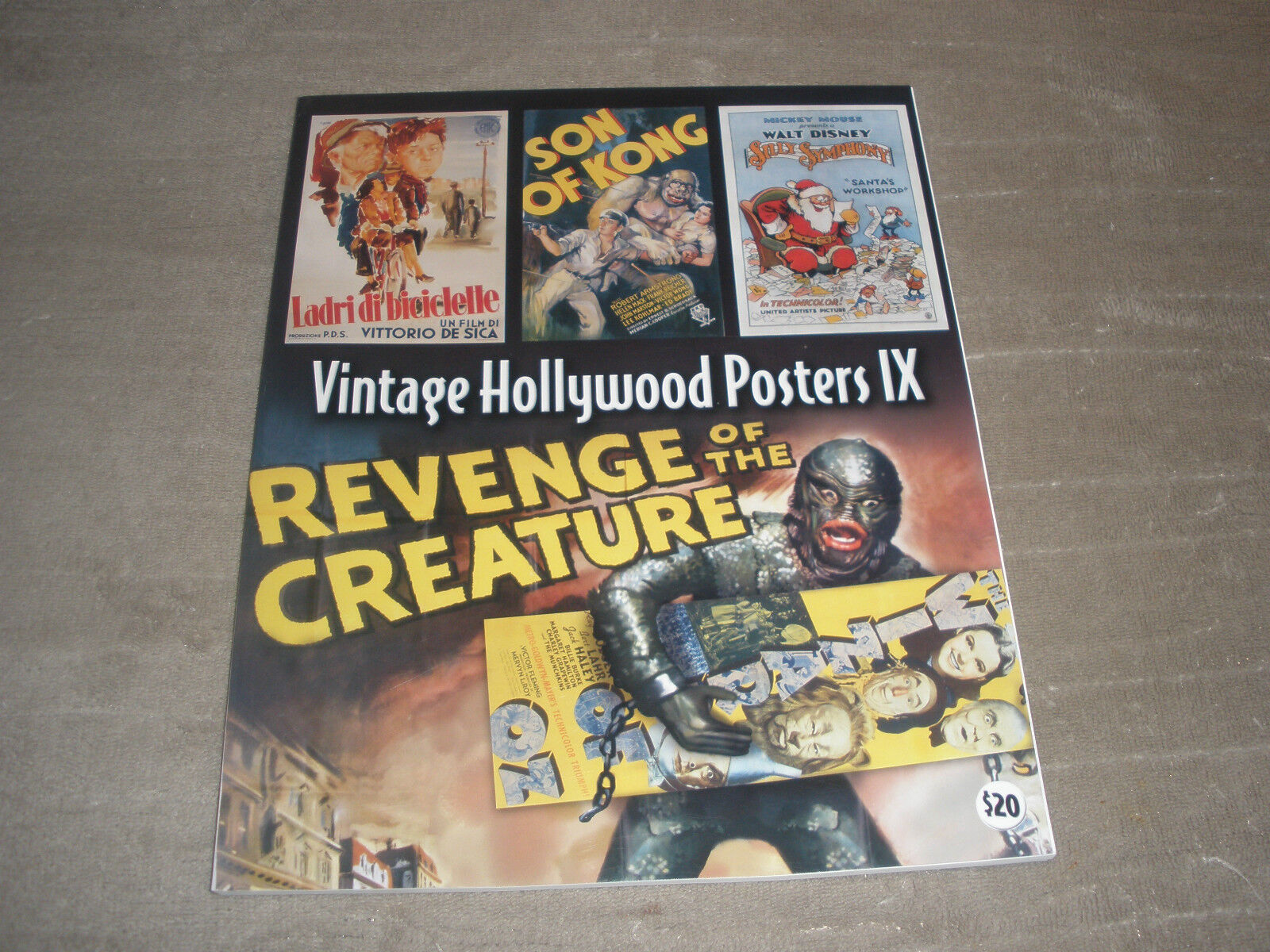 VINTAGE HOLLYWOOD MOVIE POSTER BOOK OVER 300 FULL COLOR POSTER PRINTS RARE VOL 9