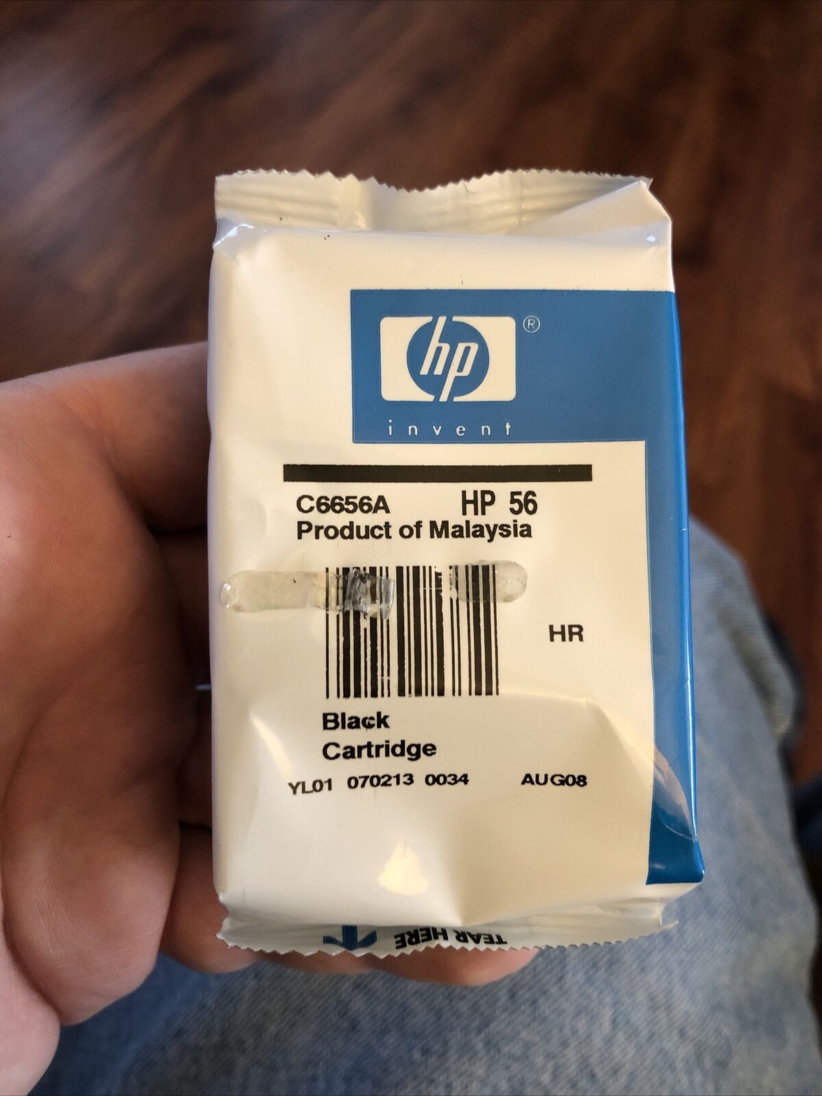 Genuine HP 56 Black Ink Cartridge C6656A Inkjet Print New & Sealed 
