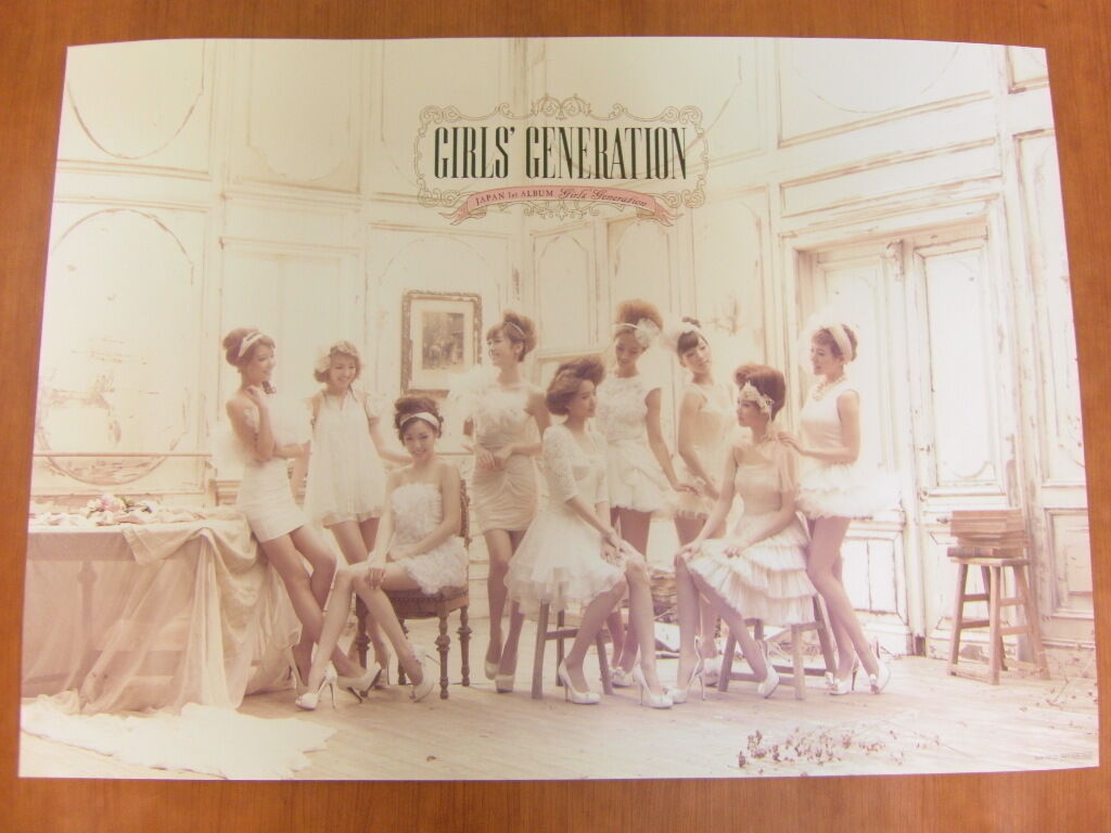 SNSD GIRLS\' GENERATION Japan 1st Album (Ver.A) [OFFICIAL] POSTER K-POP