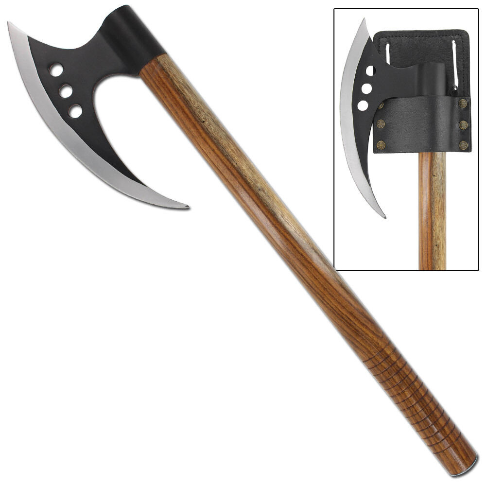 Hand Forged Medieval Viking Bloodaxe War Blade Hatchet Axe