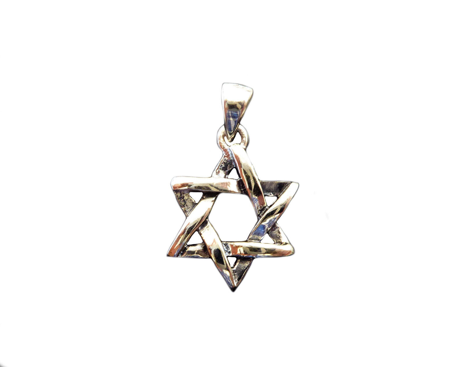 Jewish Star of Magen David LIVE pendant #Ms085 sterling silver 925 Judaica