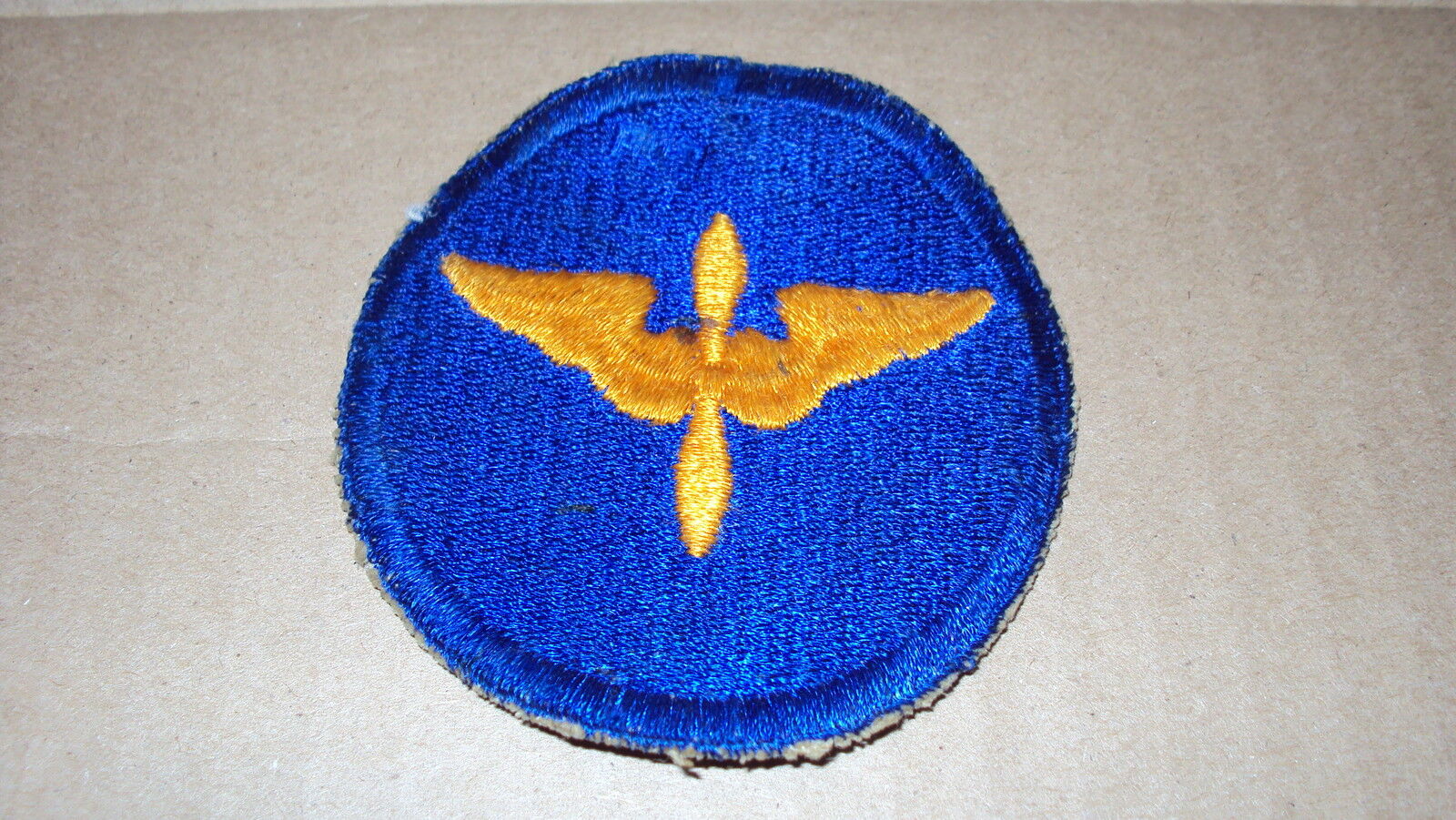 Gold wing and propeller AIR corps US ARMY PATCH vintage military motorcycle