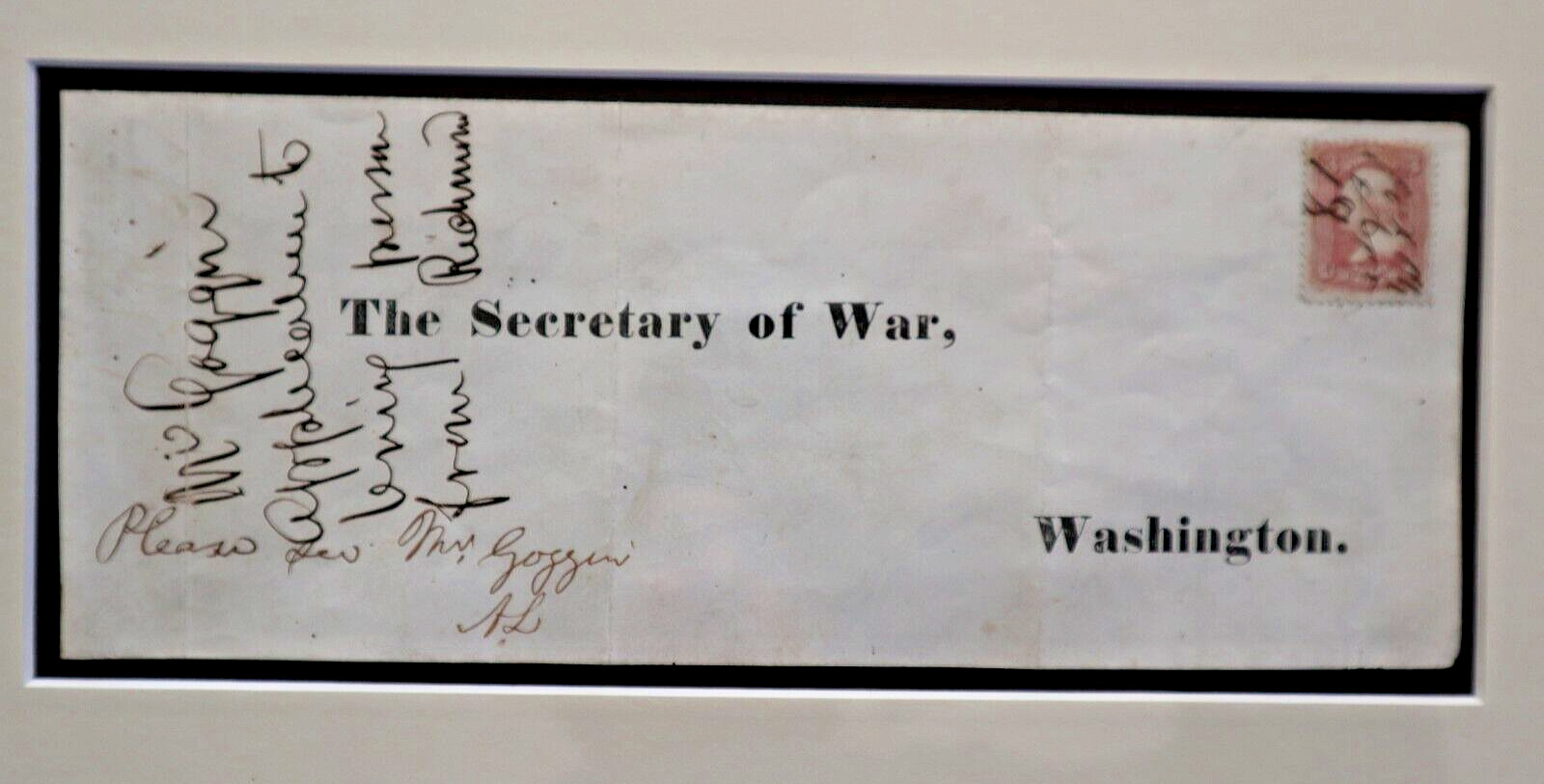 ABRAHAM LINCOLN SIGNED NOTE IN HIS HAND AS PRESIDENT PSA DNA LOA