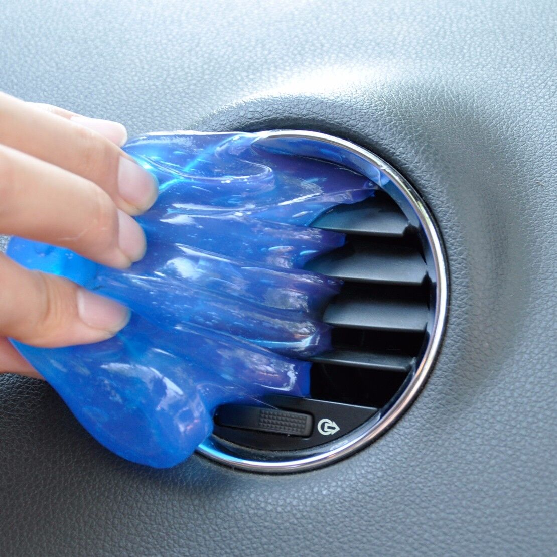 Blue Car Clean Glue Gel Cleaning Air Outlet Vent Dashboard Interior Cleaner Tool