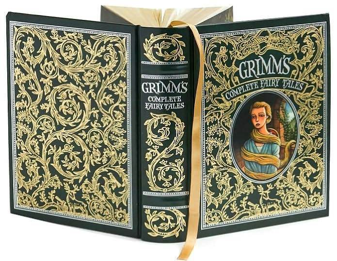 New Grimm\'s Complete Fairy Tales Leatherbound Classics Brothers Book Folklore