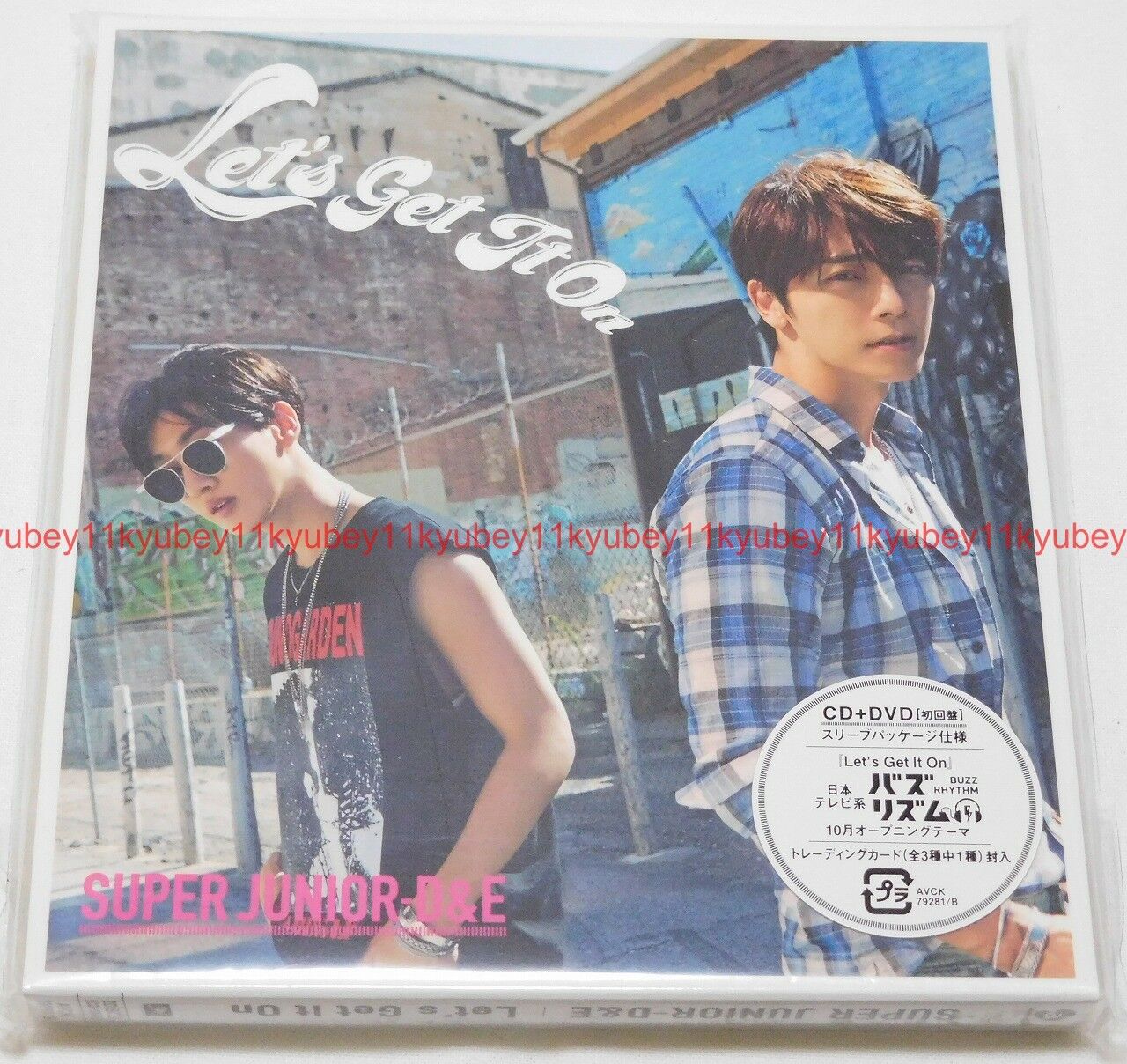 SUPER JUNIOR D&E Let\'s Get It On First Limited Edition CD DVD Card Sleeve Japan
