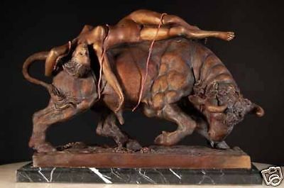 Europa and the Bull Bronze Sculpture Taurus 