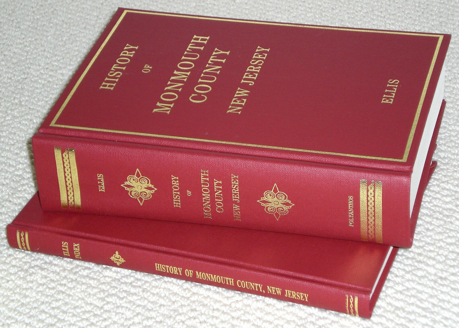 NEW History of MONMOUTH COUNTY NEW JERSEY & ELLIS INDEX 2 Book Set