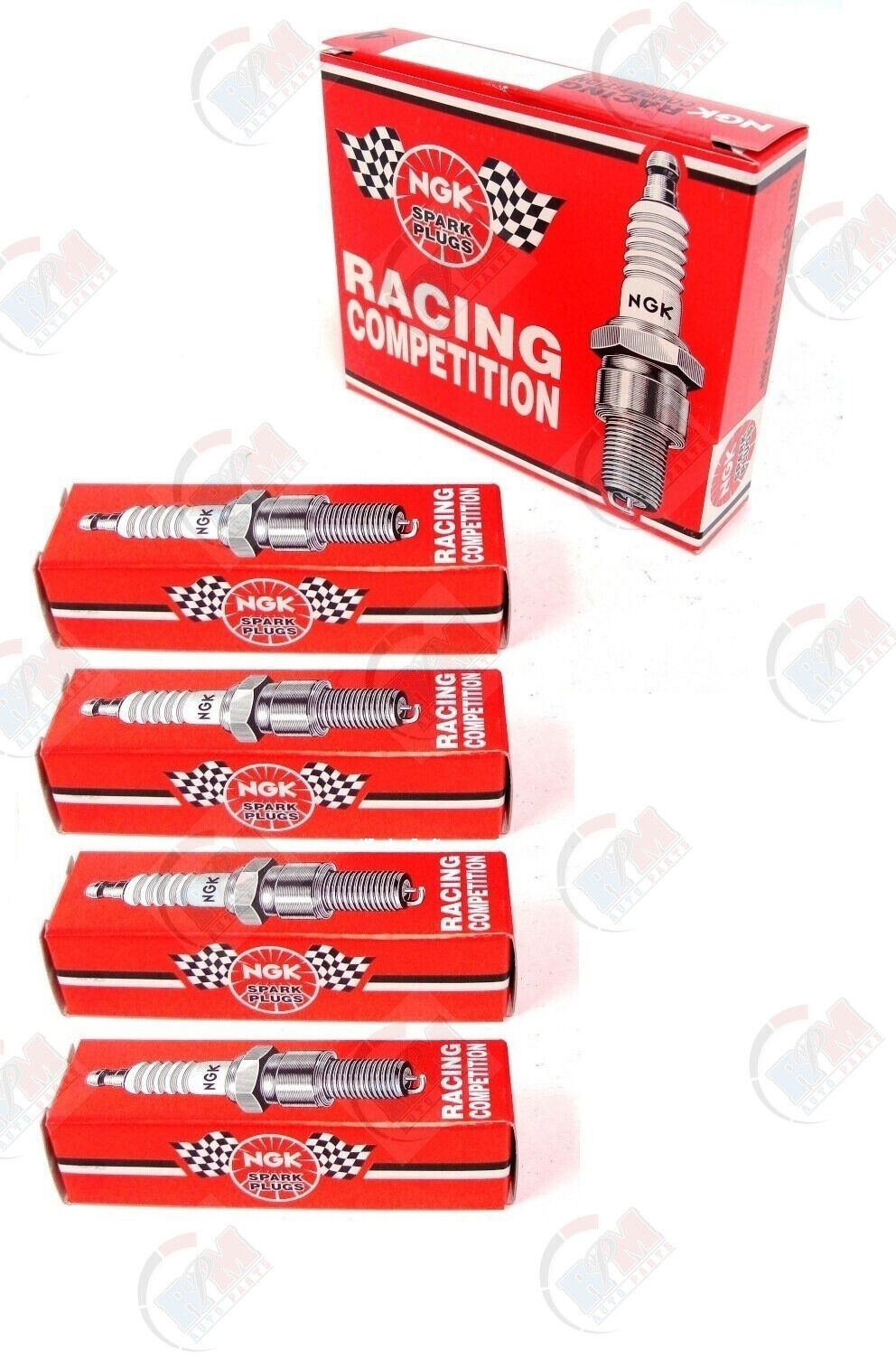 NGK RACING COMPETITION 14mm Spark Plugs R5671A-10 5820 Set of 4