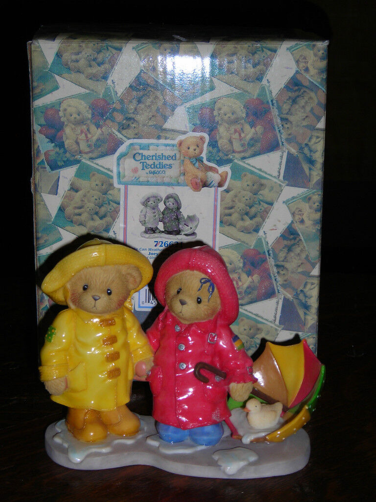 Cherished Teddies Joey and Lindsey We can Weather any Storm Together