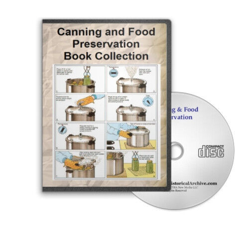 Home Canning Self Sufficiency Food Recipes Backwoods Prepper 34 Book Set - D201