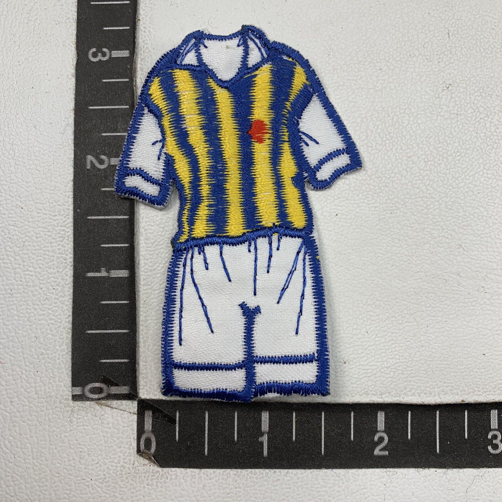 Uniform Patch ~ Maybe Soccer Or Rugby ? Quirky Headless Man S60H