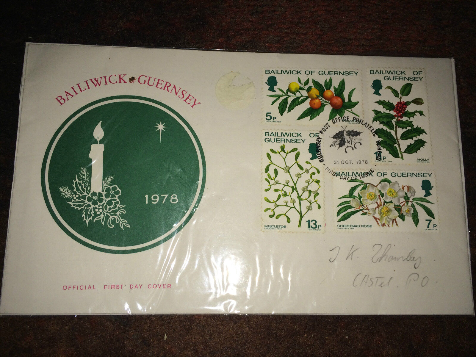 GB Stamps - QEII - Bailiwick of Guernsey First Day Cover 1978