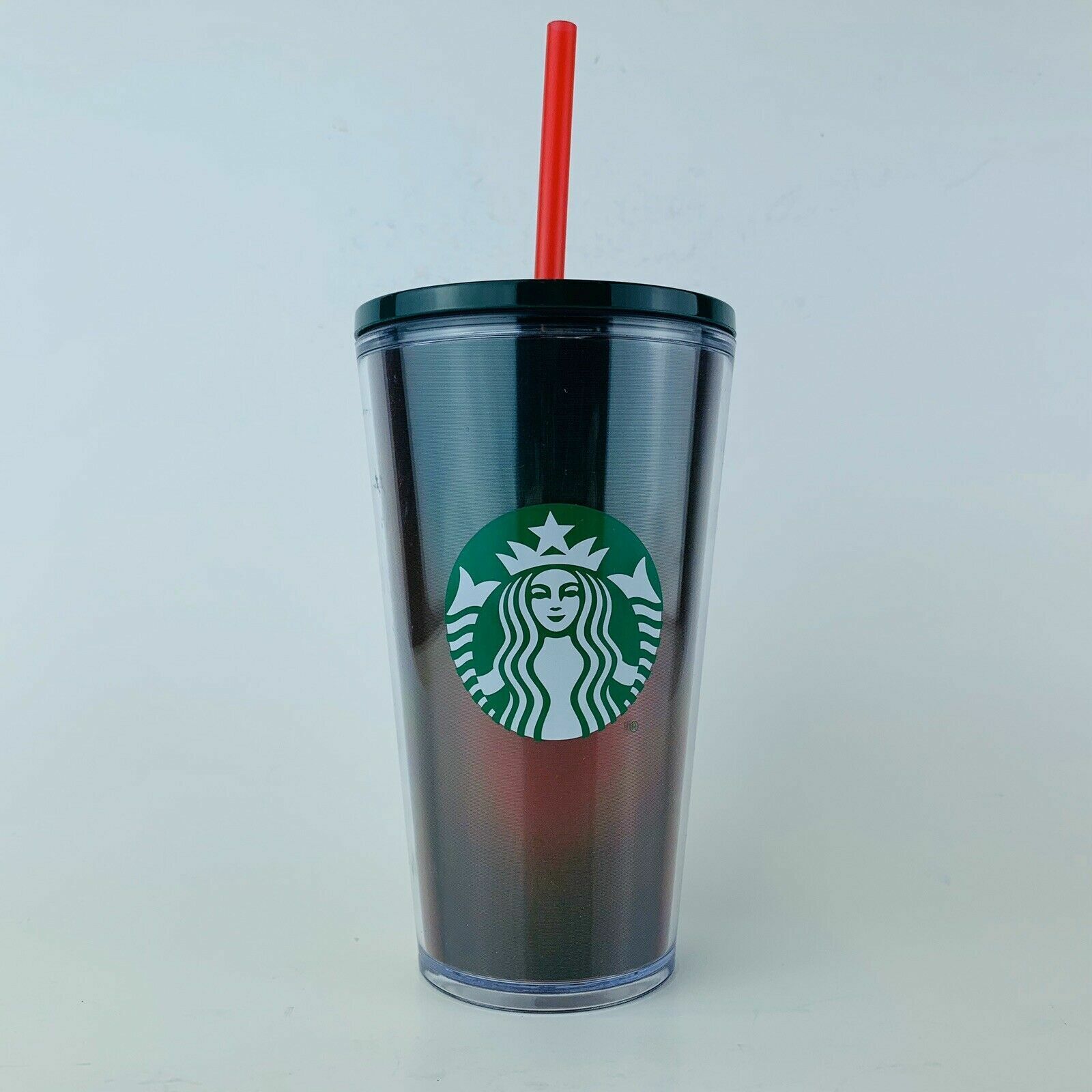 NEW Starbucks 2019 Red Green Holographic Winter Holiday Tumbler Cold Cup 16 oz