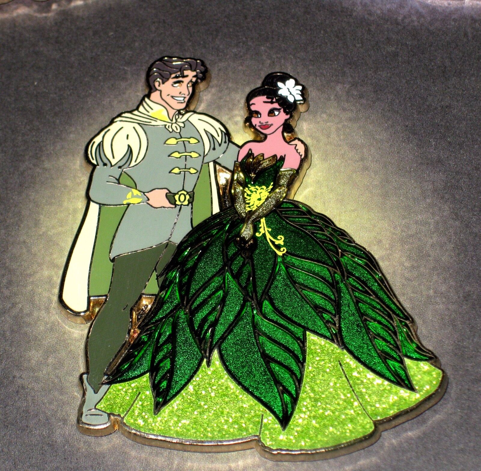 LE Disney Pin TIANA ✿ Fairytale Designer Collection Prince Naveen Princess Frog